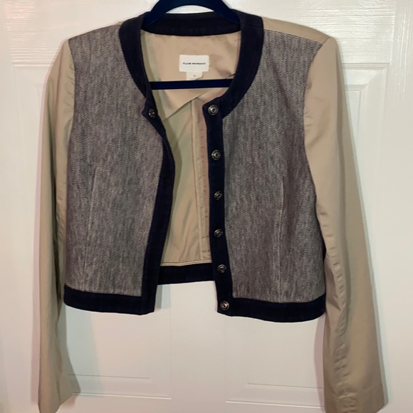 CLUB MONACO CROP JACKET RETRO STYLE - Picture 1 of 5